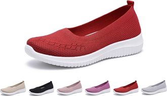 Generic Womens Hands-Free Slip-On Trainers, Mesh, Breathable Running Shoes, No Laces, Slip-on Shoes, Trainers, Lightweight Outdoor Jogging Shoes, Soft Sole, H