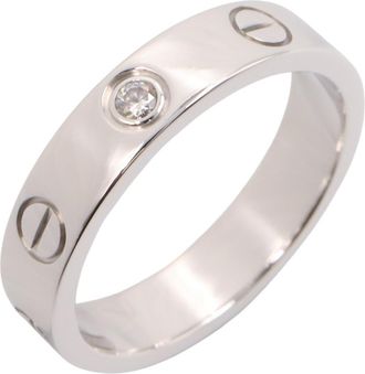 Cartier White Gold White Gold (18K) Band Ring (Pre-Owned)