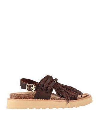 Colors Of California LEATHER SANDAL FRINGES