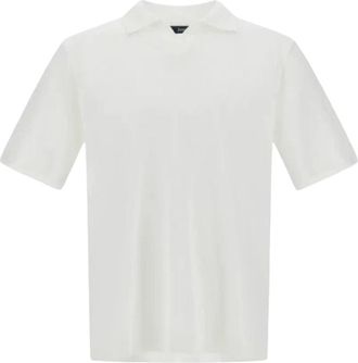 Herno Polo van piqu&eacute; van puur katoen - Heren - Polos - Wit - S - Katoen - Tops