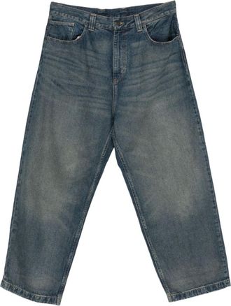 Carhartt Work in Progress Blue Loose Fit Logo Jeans