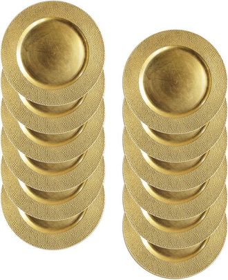 American Atelier Dnu American Atelier Set Of 12 Charger Plates