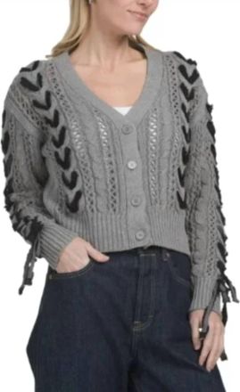 Free People Lacey Cardigan In Grey