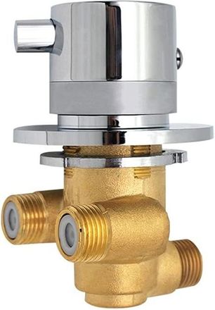 OEM Grifo Mezclador Termost&aacute;tico, Grifo Mezclador De Ducha De Lat&oacute;n, Salida &Uacute;nica, Mezcla De Agua Caliente Y Fr&iacute;a, Montaje En Pared
