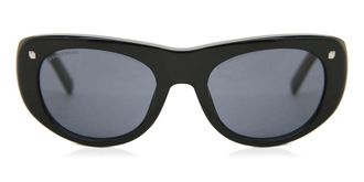 Dsquared2 DQ0257 Manga Punk 01A Mens Sunglasses Black Size 55