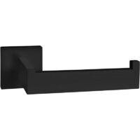 OEM Portarrollos De Papel Higi&eacute;nico Negro, De Acero Inoxidable, Para Ba&ntilde;o Y Cocina, Cuadrado (negro Mate) - Crezuo