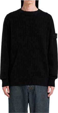 Stone Island Jersey de cuello redondo holgado - Knitwear - Hombre - Negro - M