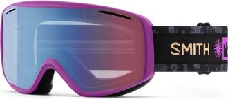Smith Rally Cylindrical Carbonic-X Small Frame Snow Goggles in Vivid Violet /Blue Sensor at Nordstrom, Size Medium