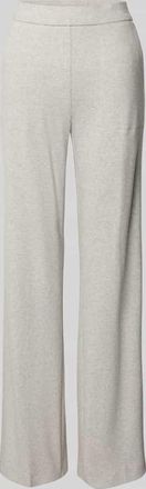 Cambio Cambio Stoffhose mit Gesäßtaschen in Hellgrau Melange, Größe 32