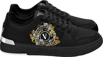 Versace Jeans Couture Sneakers - Heren - Sneakers - Zwart - 39 EU - Leer - Schoenen