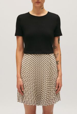 Claudie Pierlot Robe Teli courte bimati&egrave;re