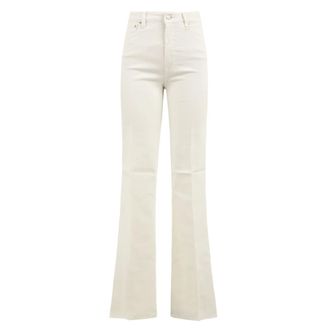 Cycle Flared Jeans, female, White, Size: W26 High Rise Flared Jeans