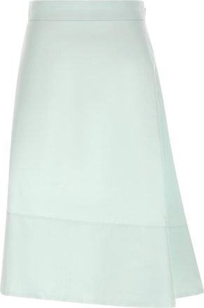 Jil Sander Light Blue Asymmetrical skirt