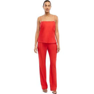Another Tomorrow Silk Camisole in Red at Nordstrom, Size X-Small It
