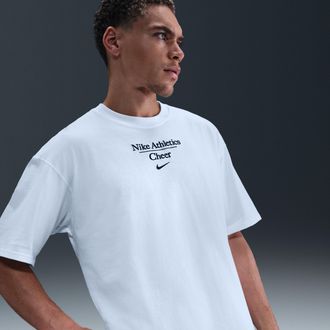 Nike Mens Cheer Max90 T-Shirt in White | APS566NACH-WHT