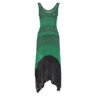 Proenza Schouler lattice crochet knit dress