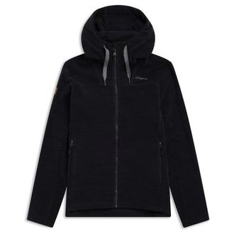 Bergans Hareid Fleece Hood Jacket Fleecejacke f&uuml;r Herren | schwarz