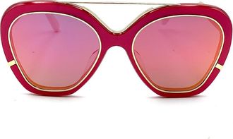 Irresistor Pink La Isla Bonita Oversized Cat-Eye Sunglasses