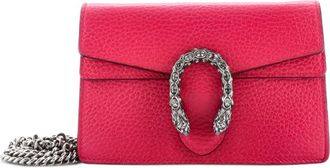 Gucci Dionysus Bag Leather Super Mini clutch bag - Roze