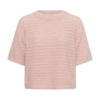 Part Two Cerys PW Pullover - Dames - Ronde hals truien - Roze - L - Wol - Truien & Vesten
