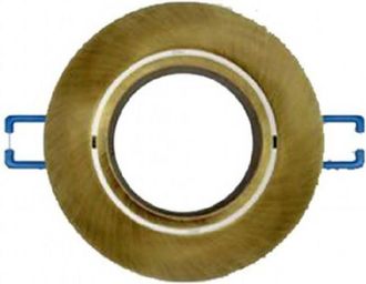Trade Shop Trade Shop Traesio - Trade Shop - Porta Faretto Da Incasso Tondo Supporto Faretti Portafaretto Controsoffitto P12 - Copper