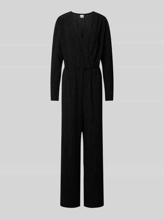 Ichi Jumpsuit mit Effektgarn Modell NAREEN in Black, Größe M