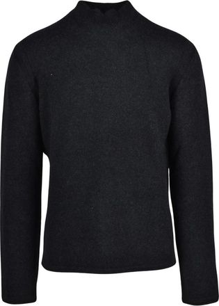 Roberto Collina Dolcevita in lana merino - - Knitwear - Uomo - Nero - L