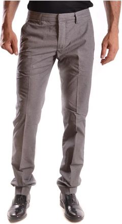 Dondup Suit Broeken - Heren - Nette broeken - Grijs - W30 - Katoen - Broeken