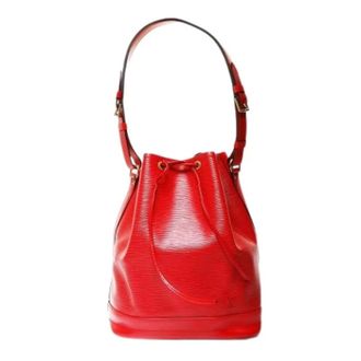 Louis Vuitton Pre-owned Bucket Bags, female, Red, Size: ONE SIZE Pre-owned Epi Shoulder Bag