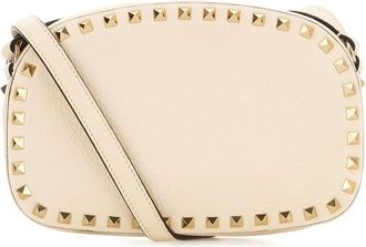 Valentino Garavani Ivory Leather Crossbody Bag