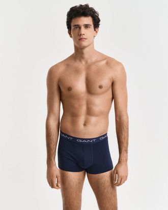 GANT Mens Trunk in Dark Blue Cotton - Size Large