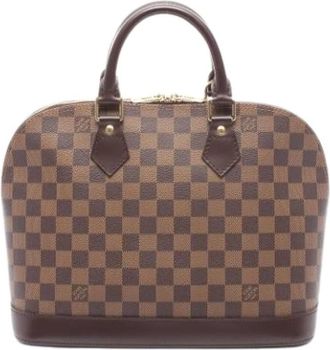 Louis Vuitton Pre-owned Handbags, female, Brown, Size: ONE SIZE Pre-owned Damier Canvas Handbag