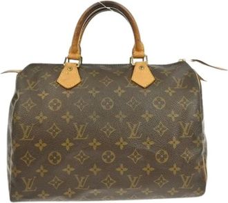 Louis Vuitton Pre-owned Handbags, female, Brown, Size: ONE SIZE Pre-owned Canvas Handbag