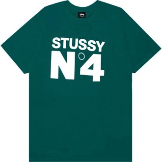 St&uuml;ssy Tops, Heren, Groen, M, Katoen, Stussy Tee
