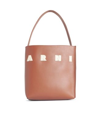 Marni Museo Brown Lear Bag