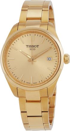 Tissot PR 100 Quartz Champagne Dial Ladies Watch T1502103302100