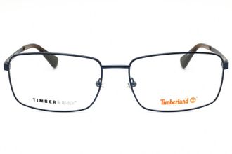 Timberland TB50038 Metal Rectangular Frame Eyeglasses - Blue