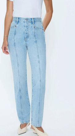 Pistola Denim Cassie Super High Rise Straight Leg Jeans In Vibes