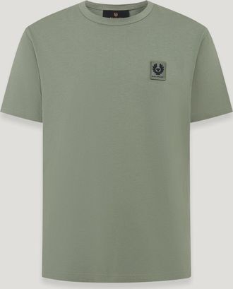 Belstaff T-shirt Mens Cotton Jersey Sage Green Size 2XL