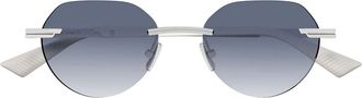 Bottega Veneta Sunglasses Bv1379 S 004 Silver/Blue Men
