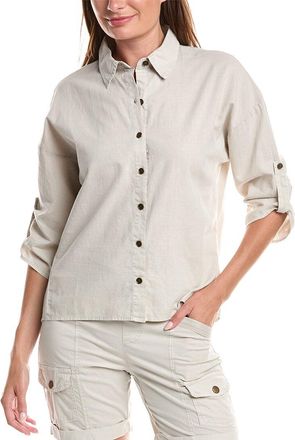Xcvi Xcvi Carrie Linen-Blend Shirt
