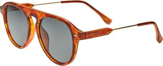 Simplify Carter Polarized Sunglasses in Tortoise/black at Nordstrom