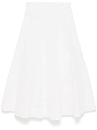 Zimmermann Crush midi-rok met borduurwerk - Wit