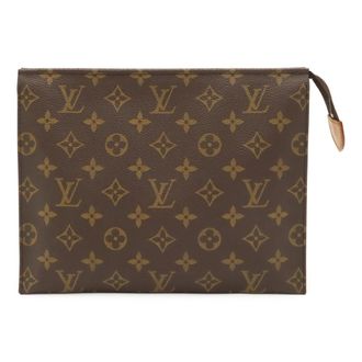 Louis Vuitton Brown Monogram Canvas Pochette Pouch (Pre-Owned)