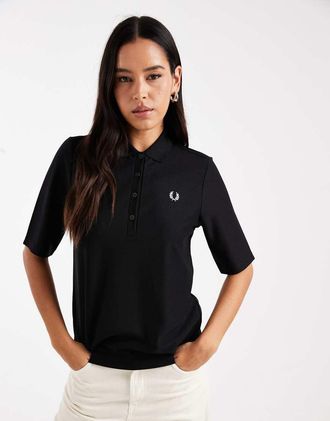 Fred Perry Polo nera-Nero