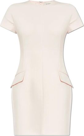 Sportmax Jurk Sansa - Dames - Korte kleedjes - Roze - L - Leer - Kleedjes