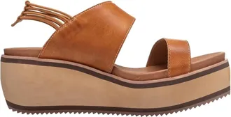 Antelope Womens Jax Leather Sandals In Taupe