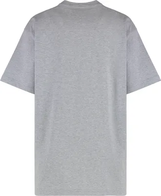 Gucci Womens Cotton Crew-Neck T-Shirt Grey T-Shirts & Jerseys