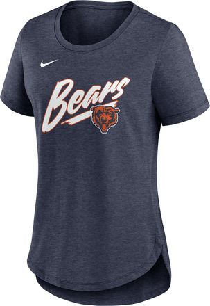 Nike Chicago Bears Primetime Nike Womens NFL T-Shirt in Blue | NKMVEX527Q-NFN