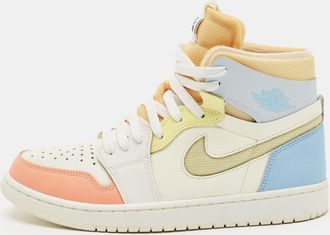 Air Jordan s Multicolor Leather And Mesh Jordan 1 High Zoom Air Cmft To My First Coach Sneakers